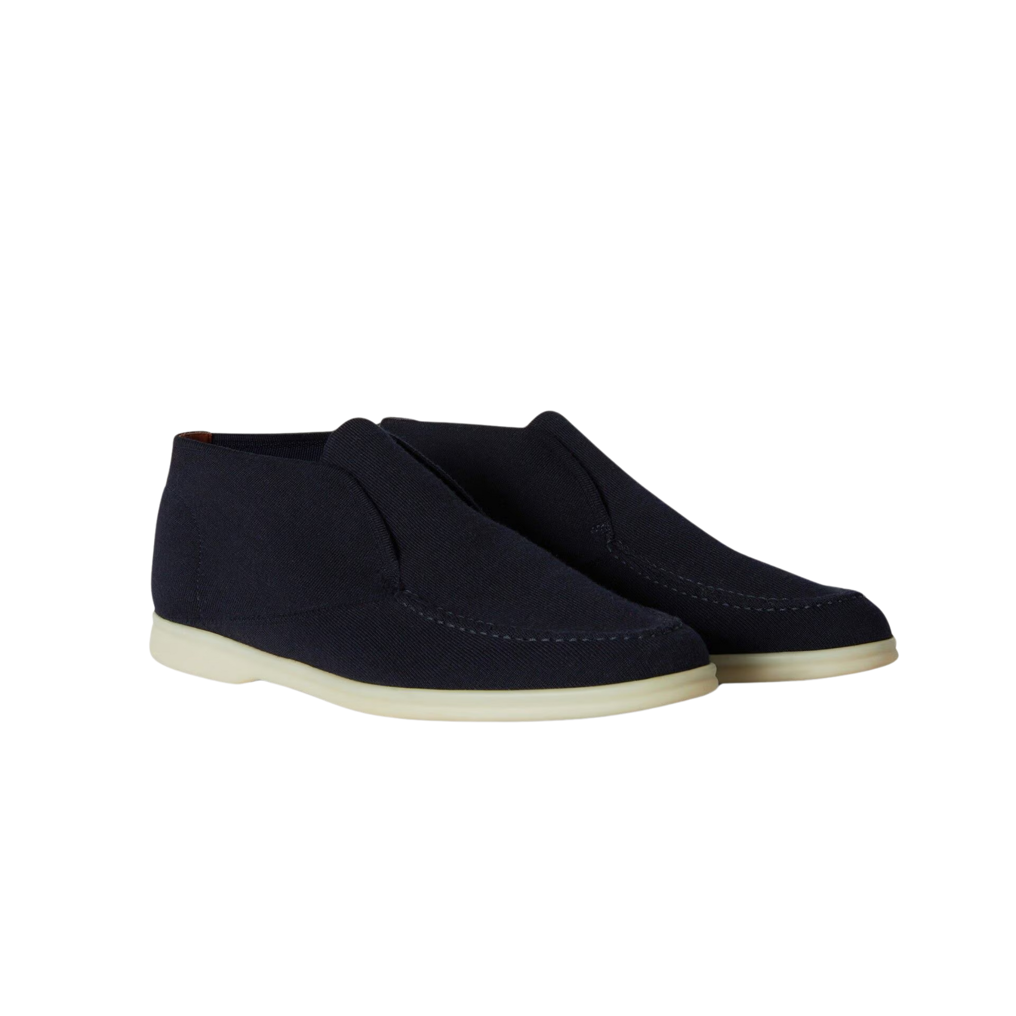 Knitted Ankle Boots - Modern Textured Chelsea Style