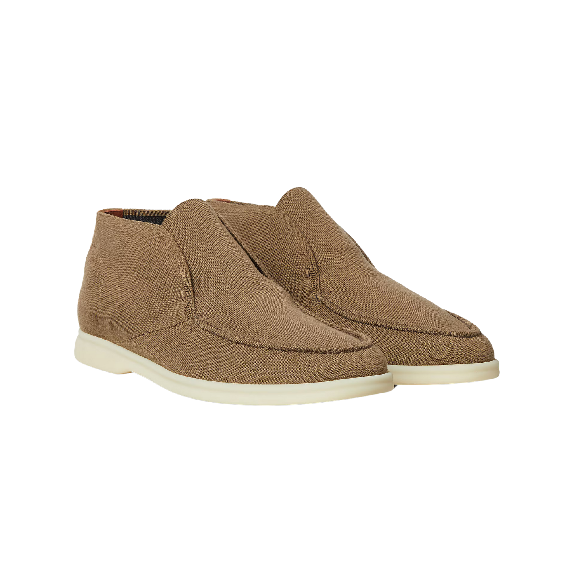 Knitted Ankle Boots - Modern Textured Chelsea Style