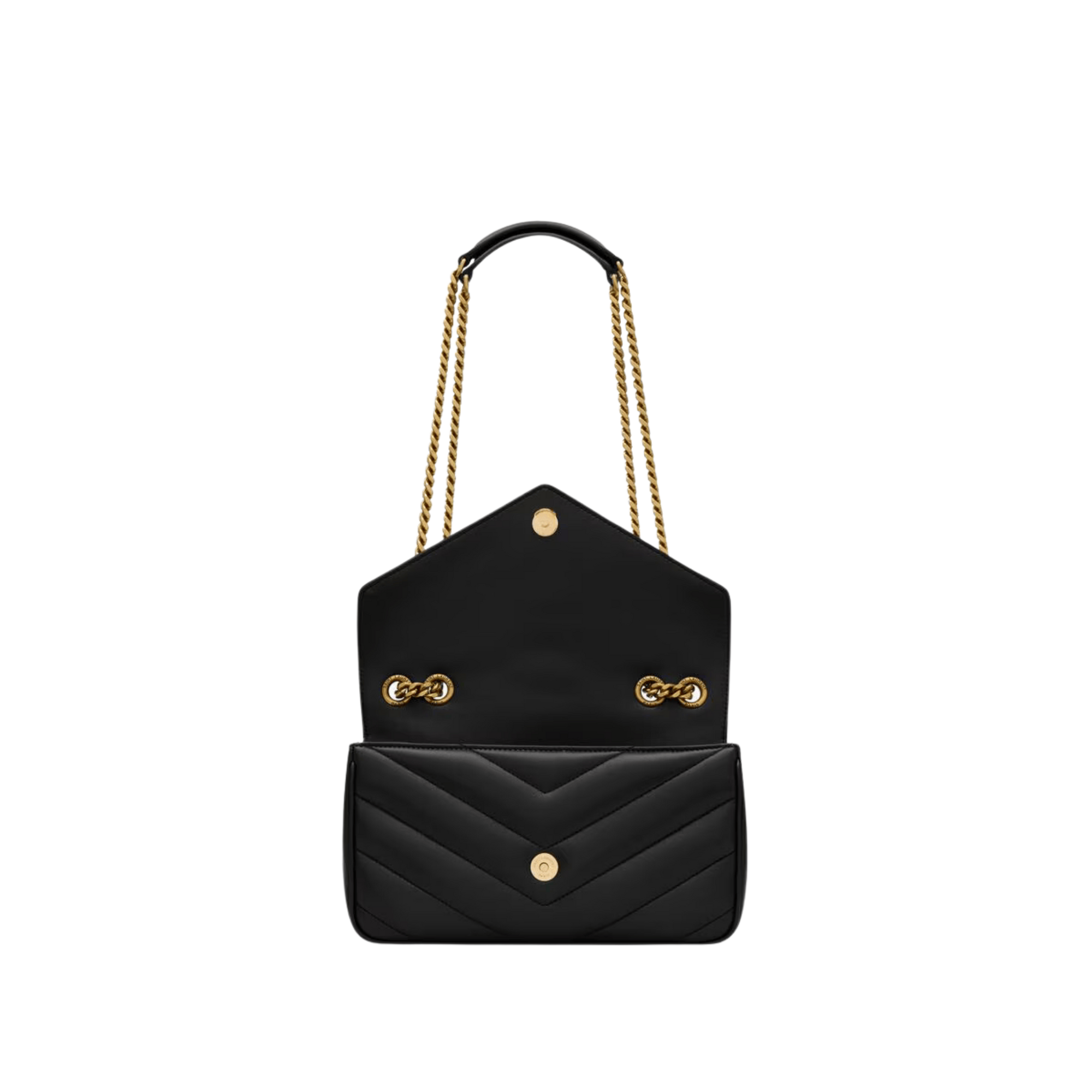 Luxury Saddle Bag - Signature Geometric Accent