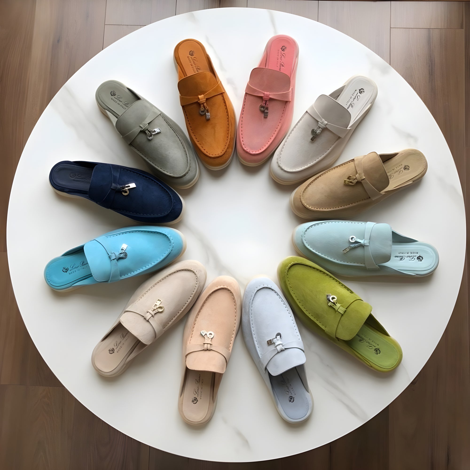 Babouche-Inspired Leather Slides - Summer Luxury Loafers