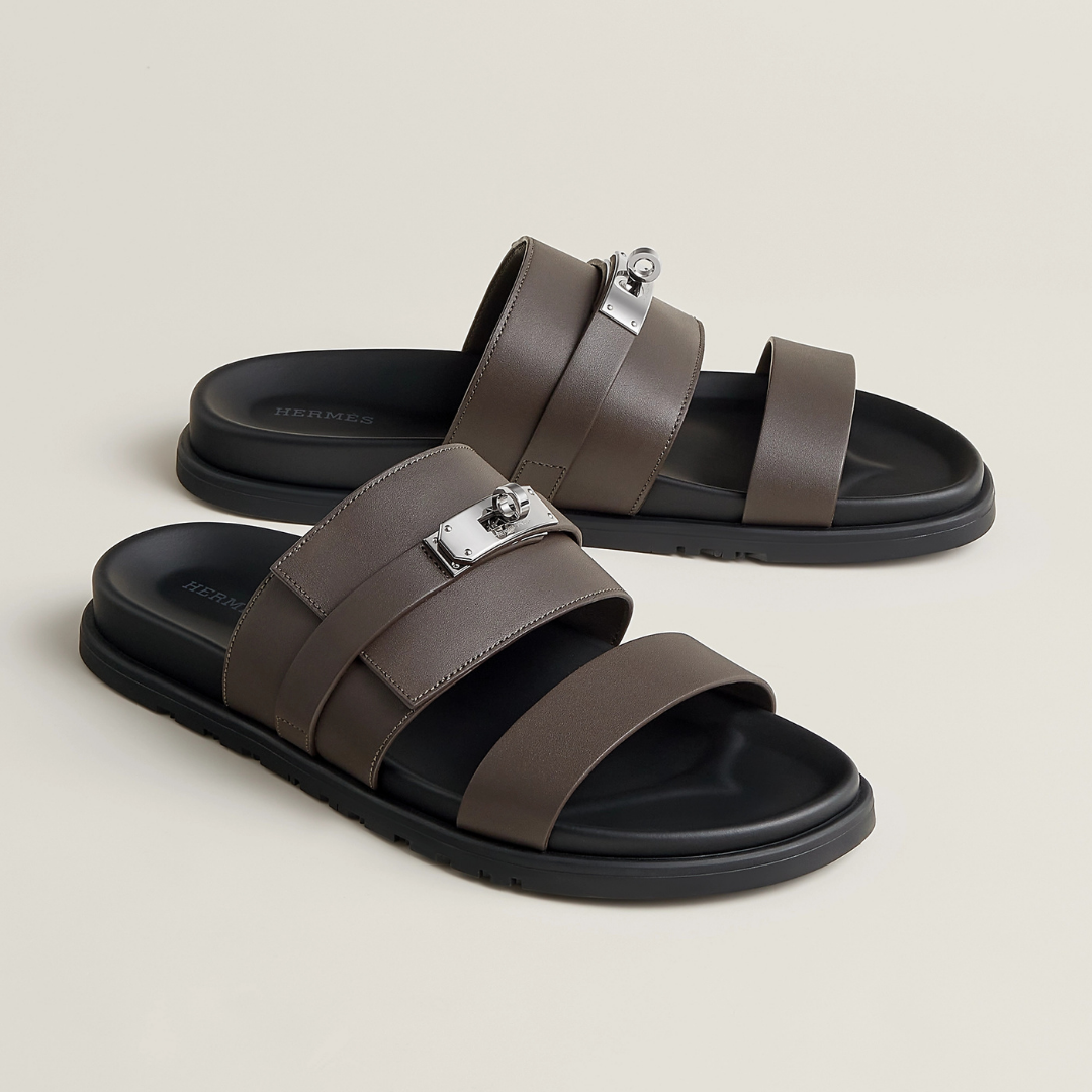 Iconic H Musk Buckle Men Sandal