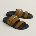 Iconic H Brun Buckle Men Sandal