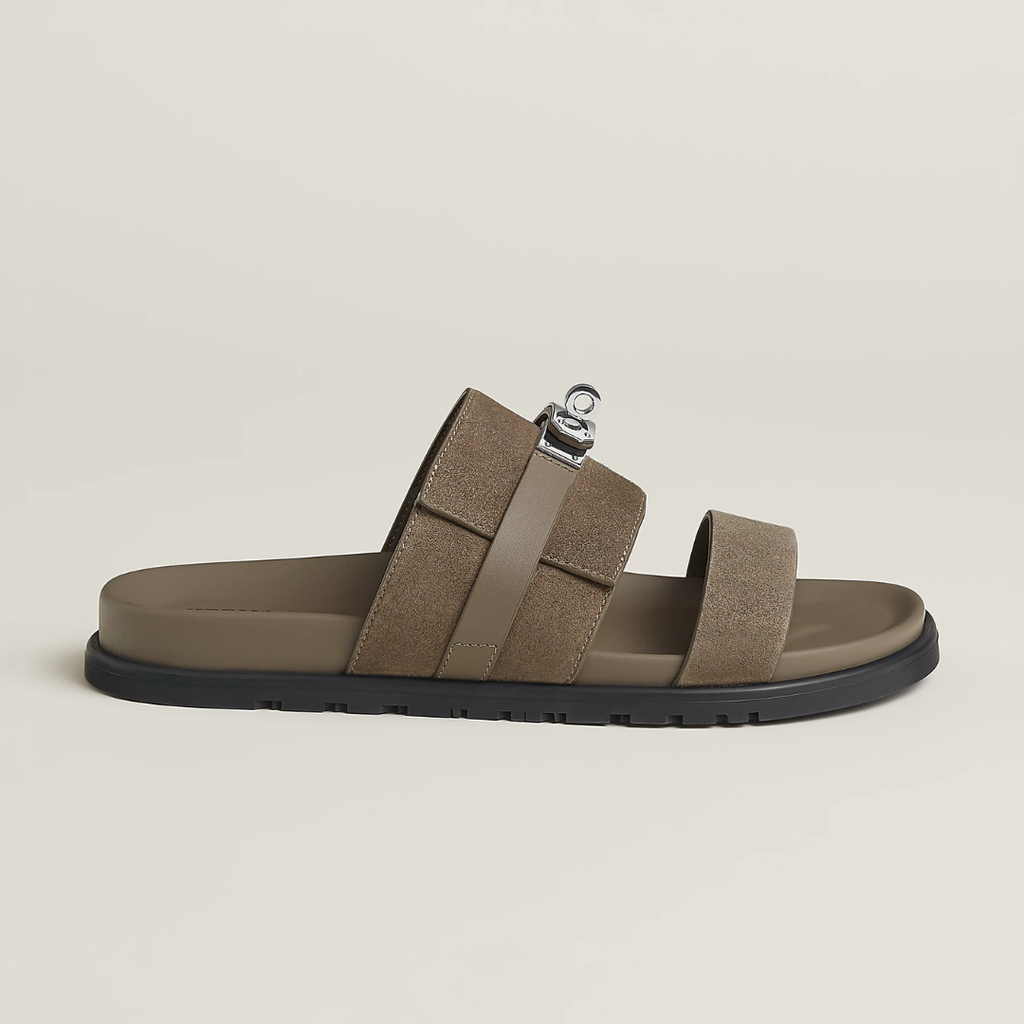Iconic H Full Musk Buckle Men Sandal