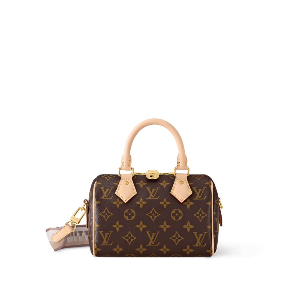 Classic leather handbag 20 Beige