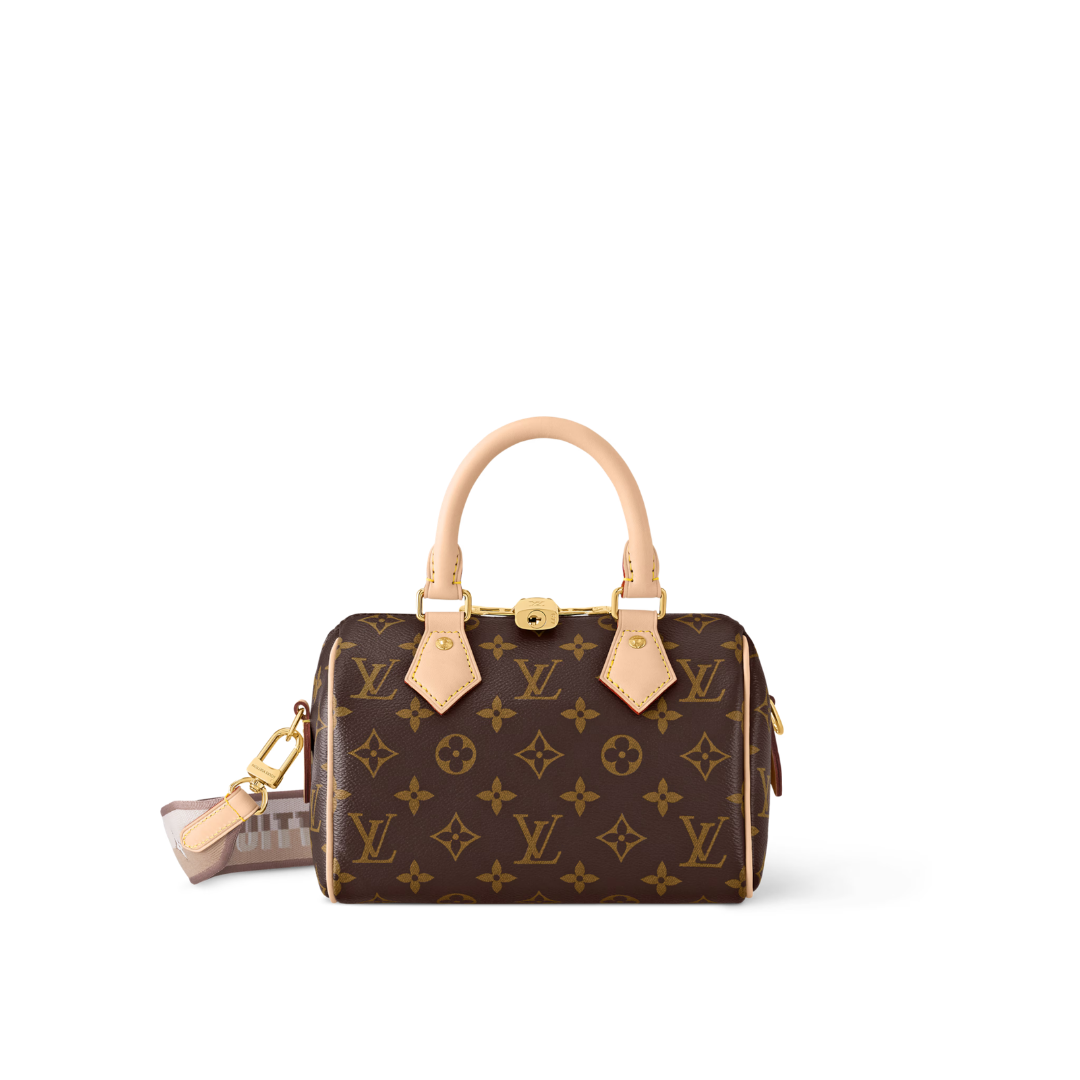 Classic leather handbag 20 Beige