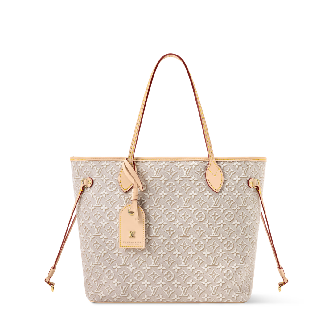 Spaced M white cotton handbag 47