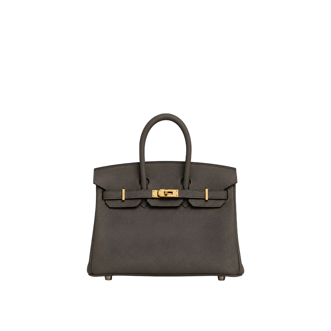 Gray brown H bag #20 #25 #30 #35