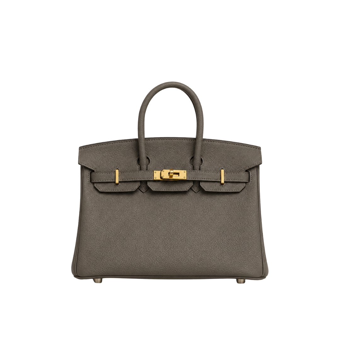 Gray brown H bag #20 #25 #30 #35