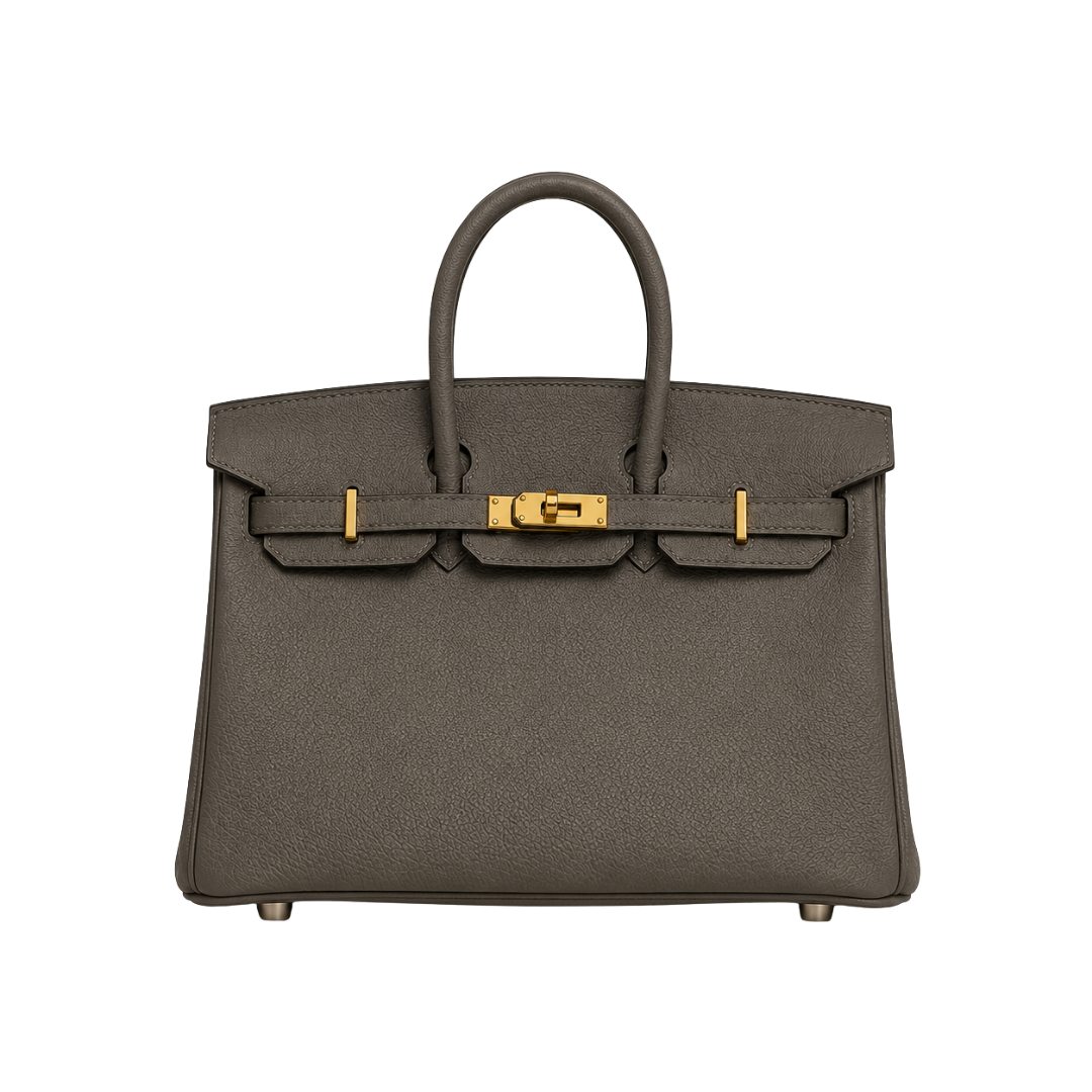 Gray brown H bag #20 #25 #30 #35