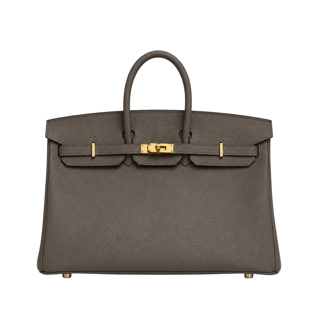 Gray brown H bag #20 #25 #30 #35