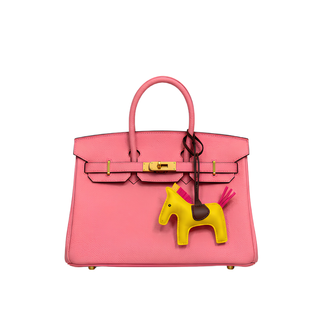Pink brown H bag #20 #25 #30 #35
