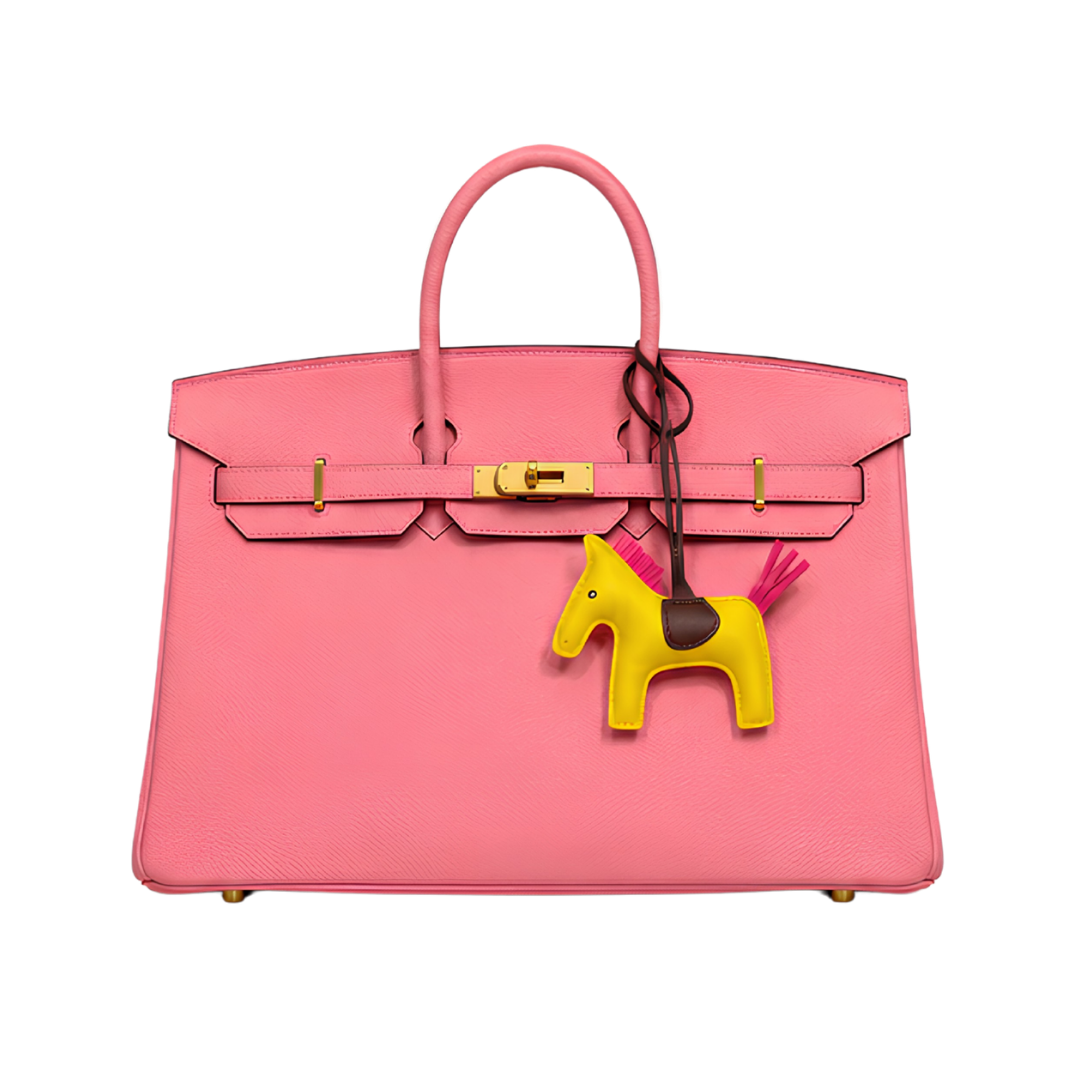 Pink brown H bag #20 #25 #30 #35