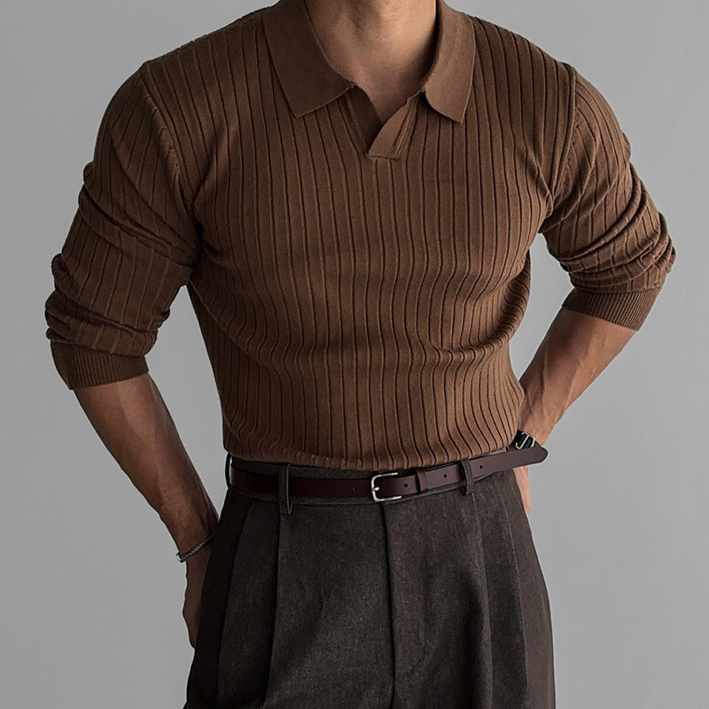 Chemise Col V – Minimalisme Essentiel