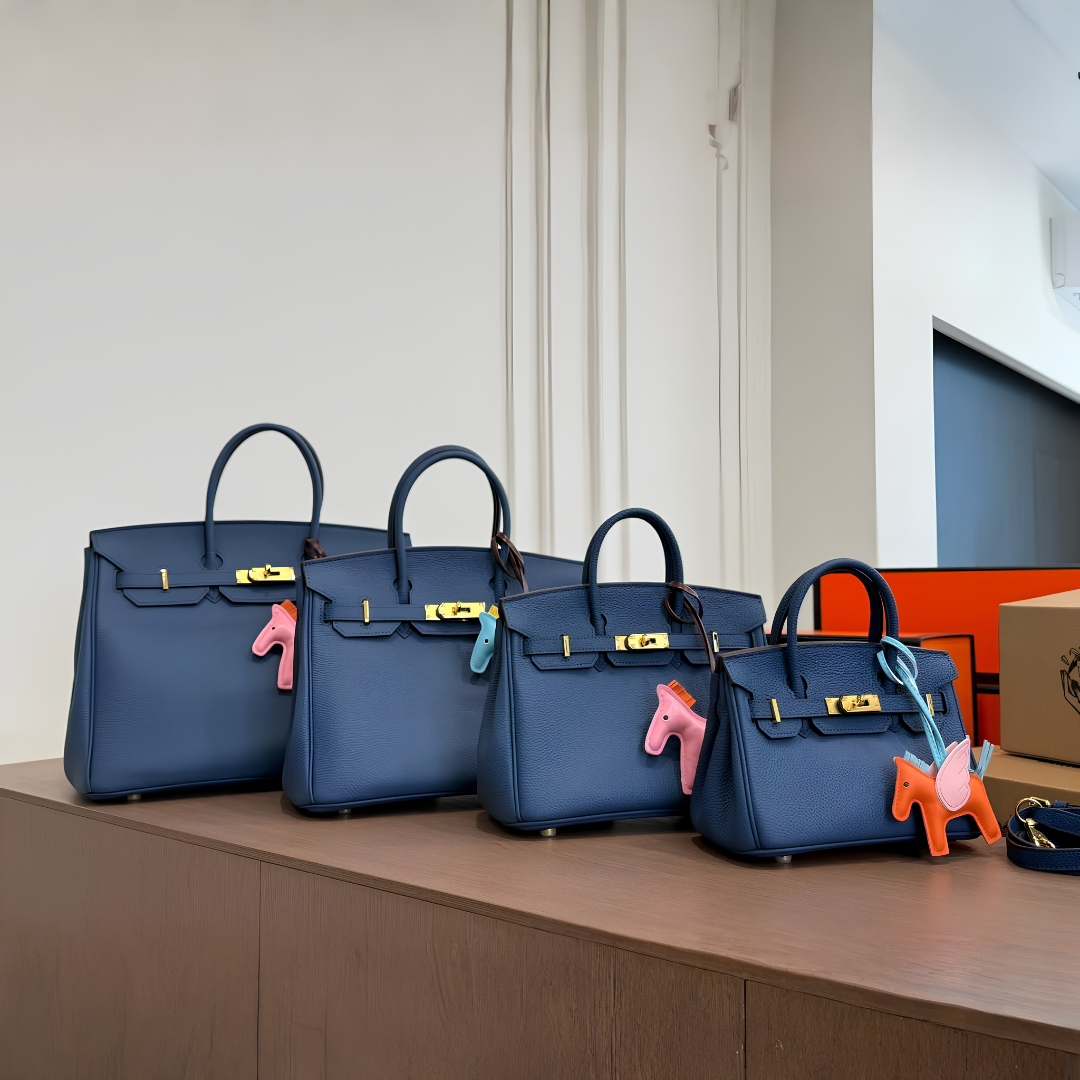 Navy blue H bag #20 #25 #30 #35