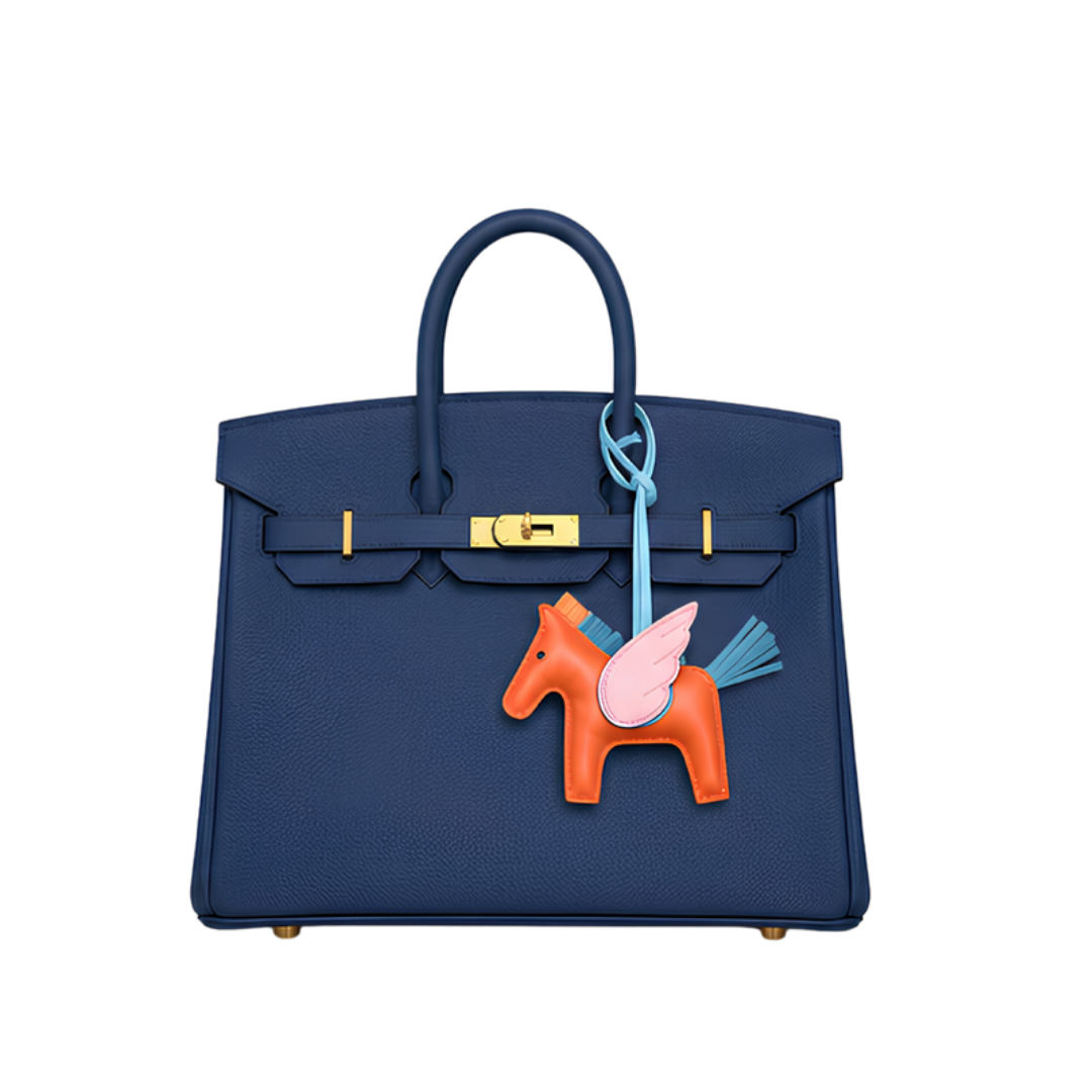 Navy blue H bag #20 #25 #30 #35