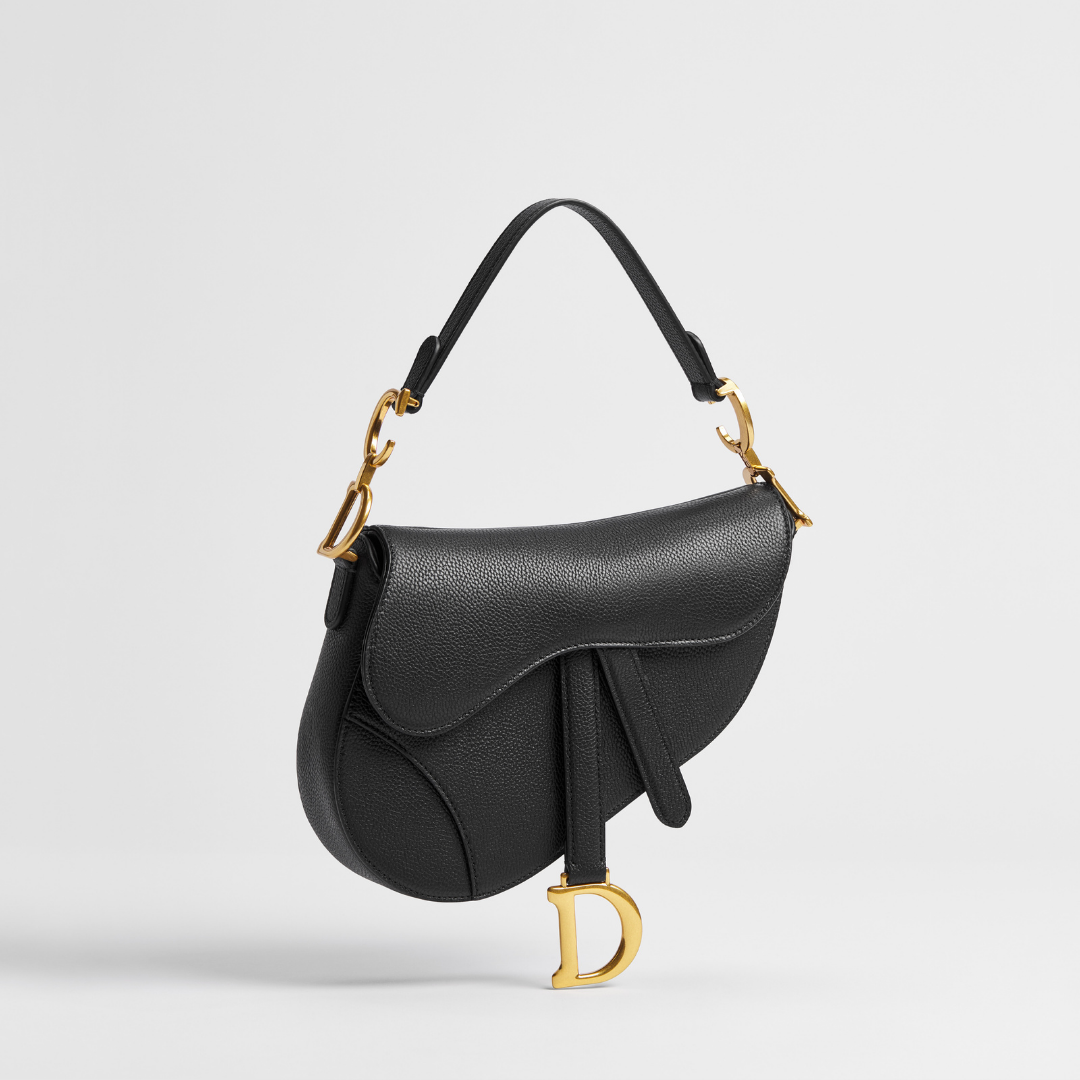 Leather Small Saddle D Bag