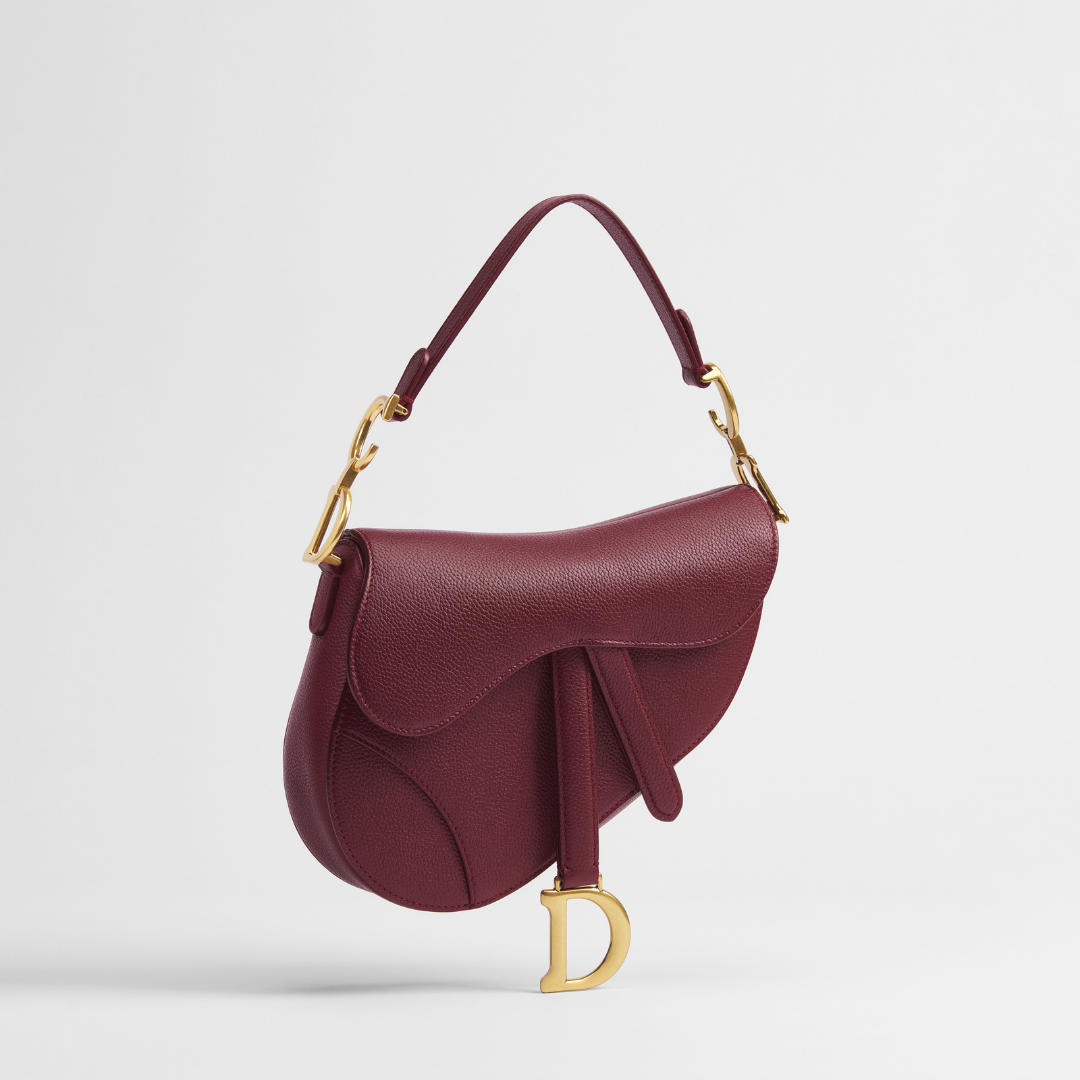 Leather Small Saddle D Bag