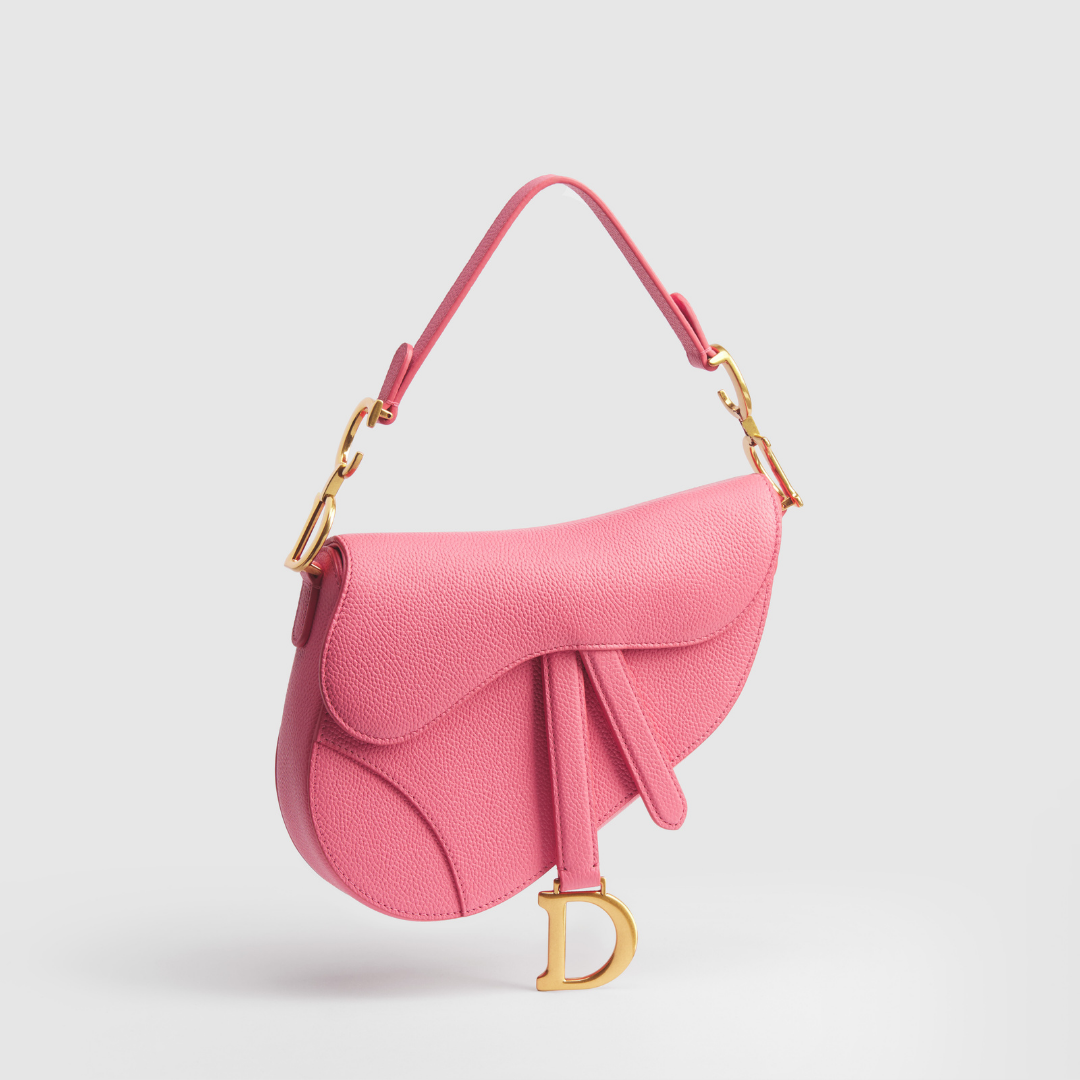 Leather Small Saddle D Bag