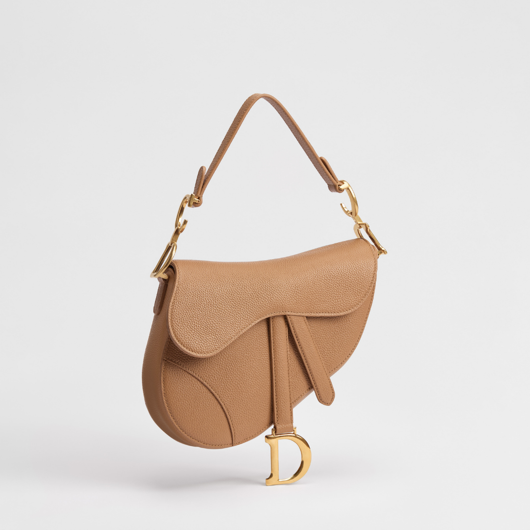 Leather Small Saddle D Bag