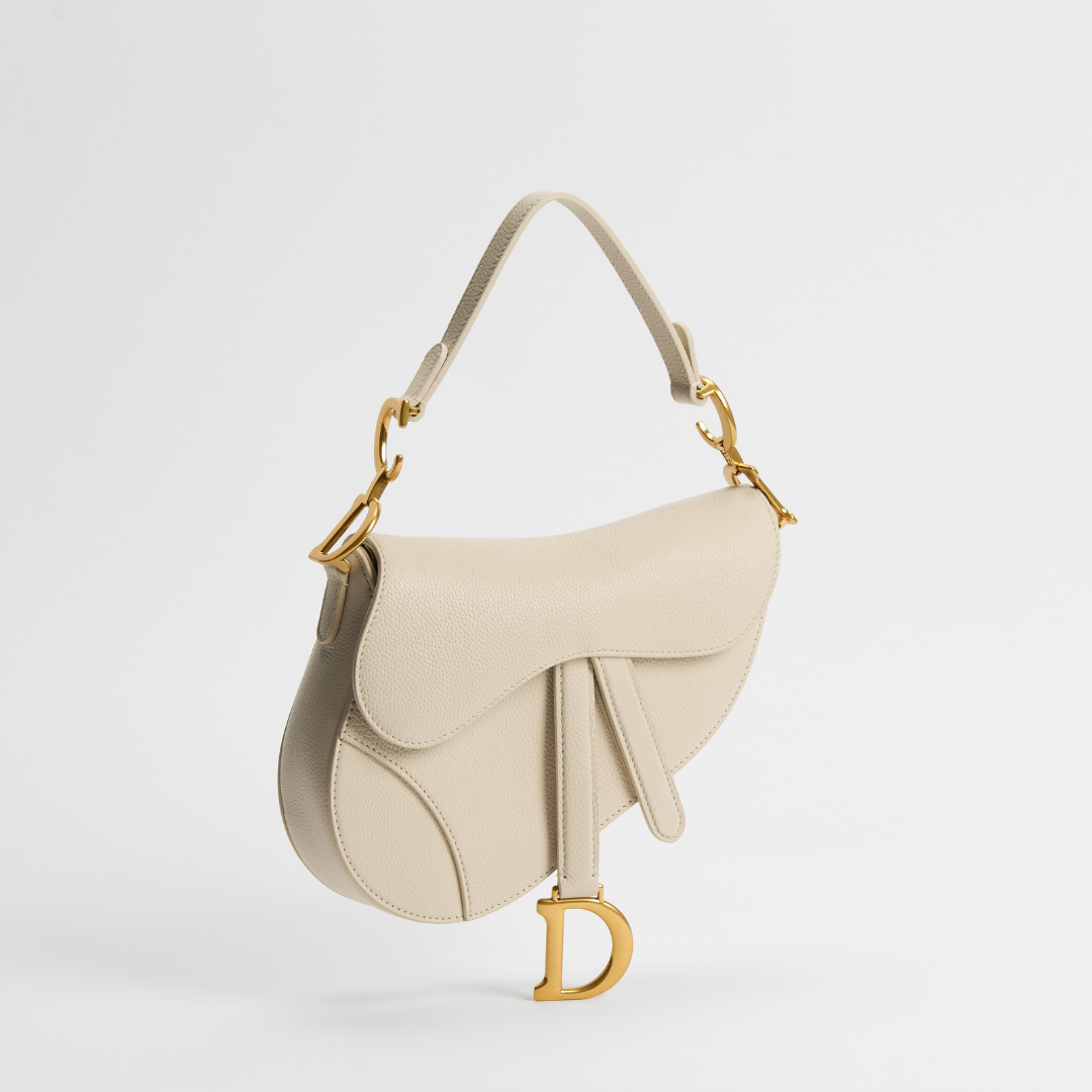 Leather Small Saddle D Bag