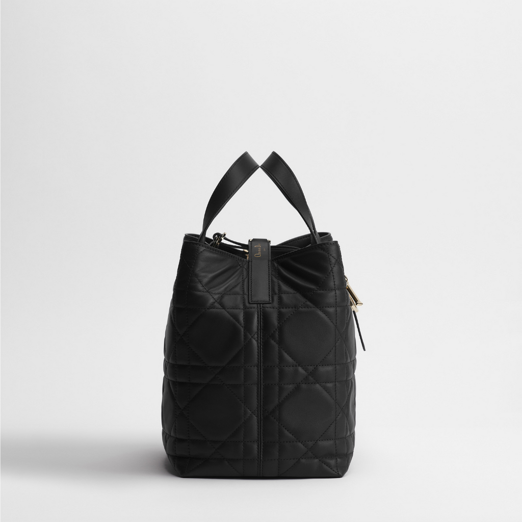 Medium thin leather Tote Bag