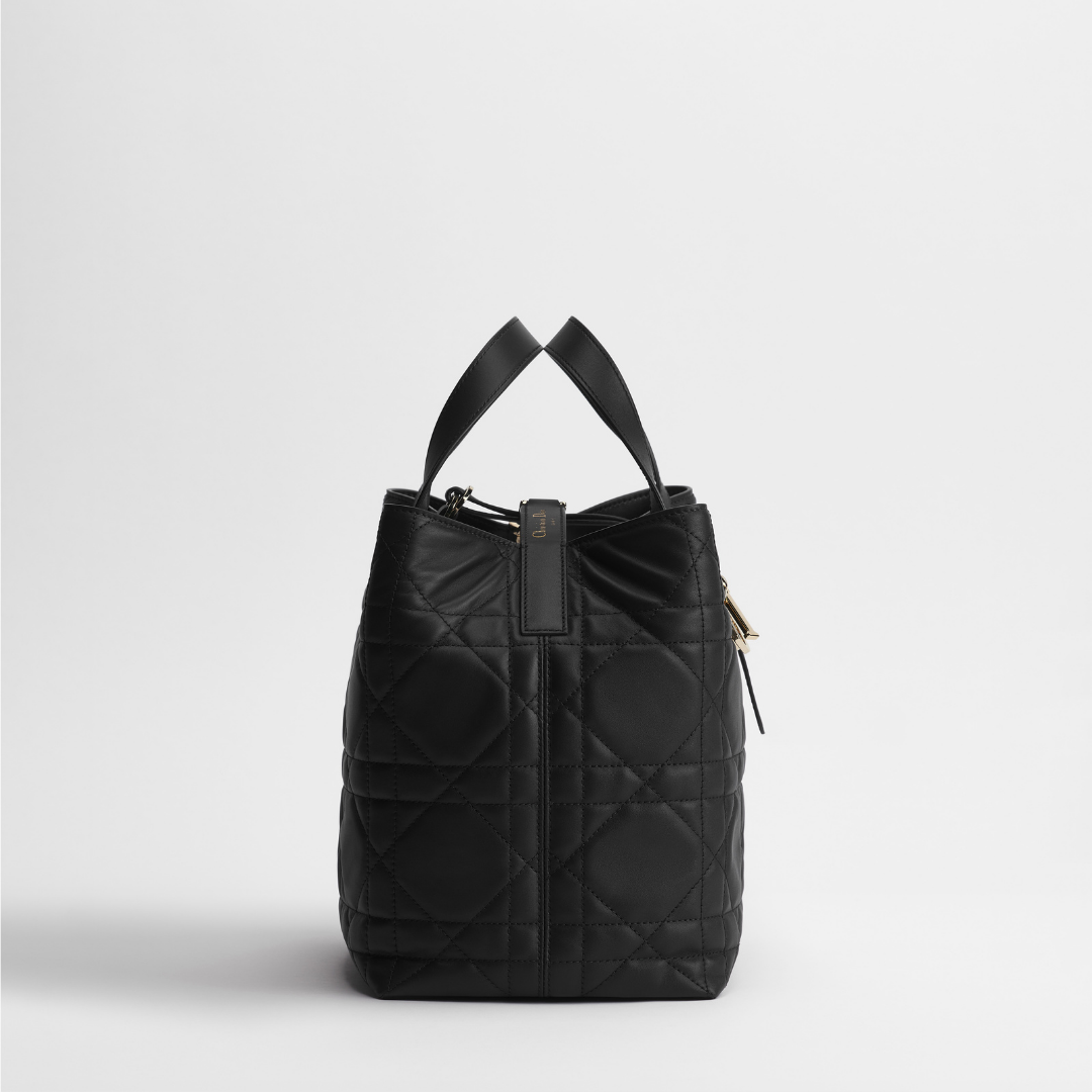 Medium thin leather Tote Bag
