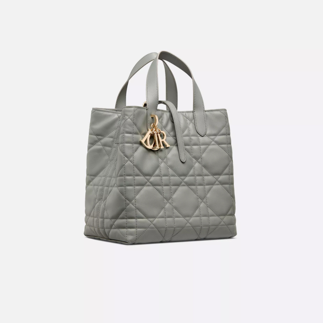 Medium thin leather Tote Bag