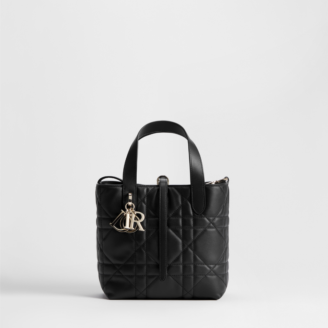 Small thin leather Tote Bag