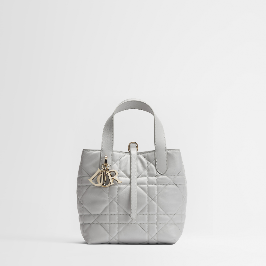 Small thin leather Tote Bag