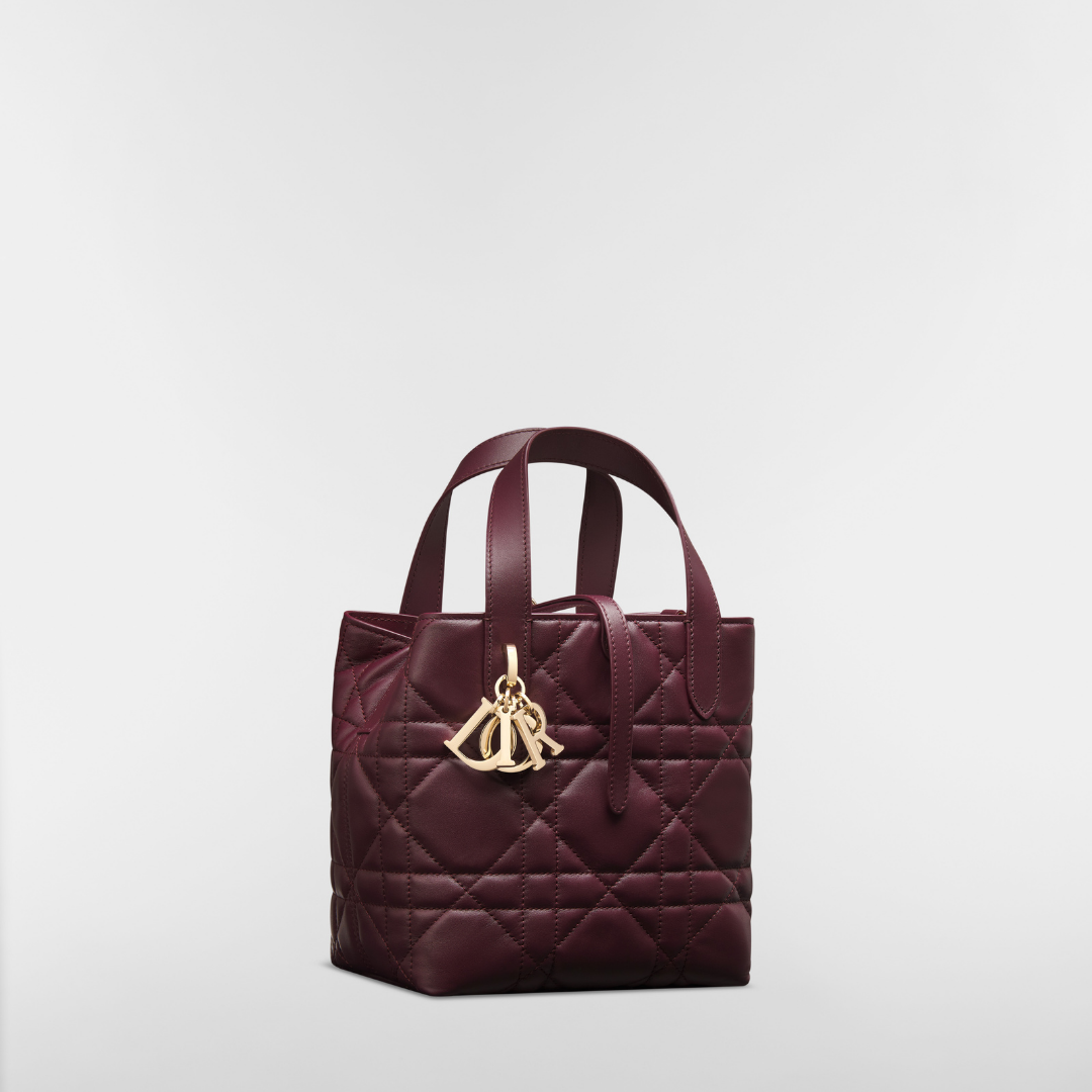 Small thin leather Tote Bag