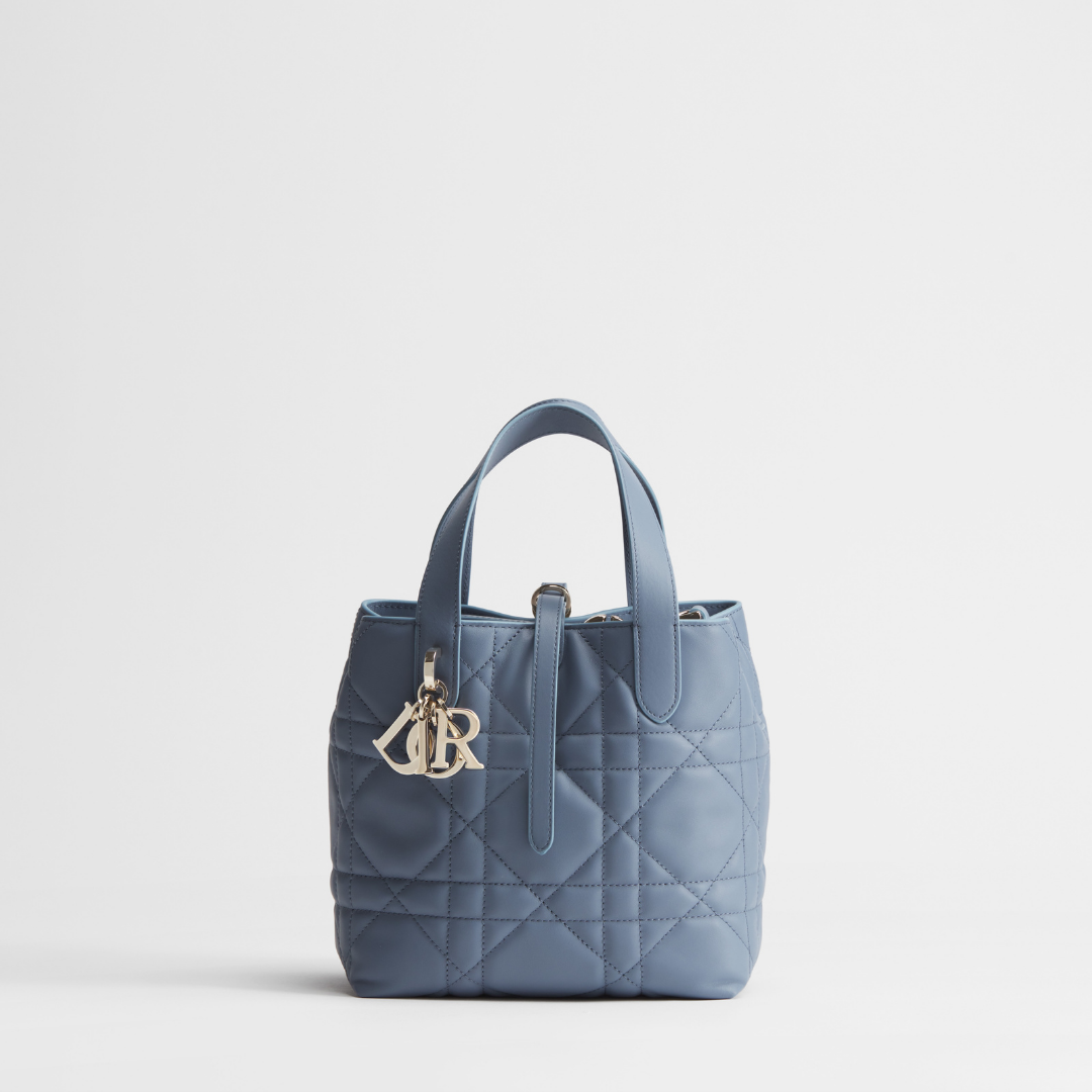 Small thin leather Tote Bag