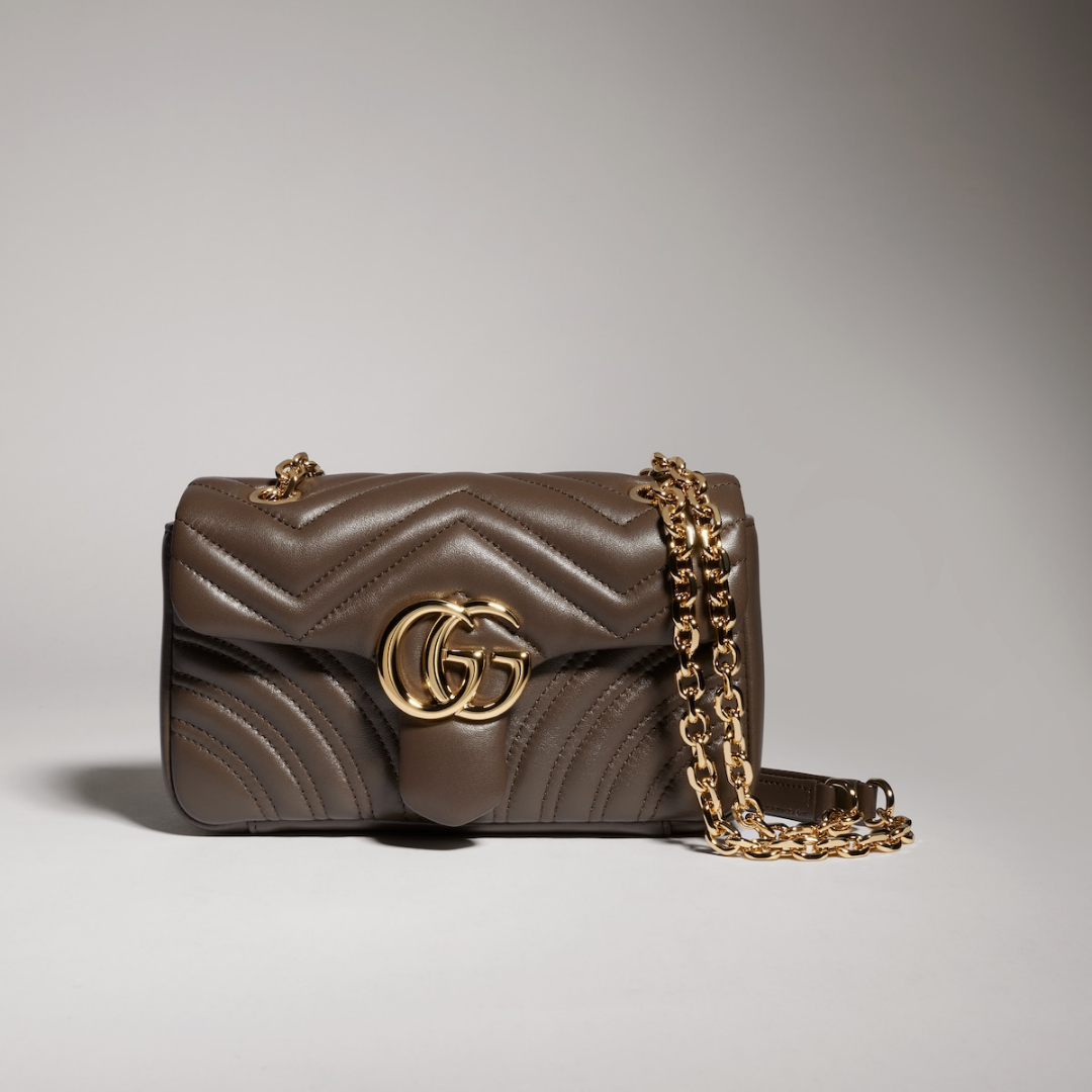 Dark taupe G bag
