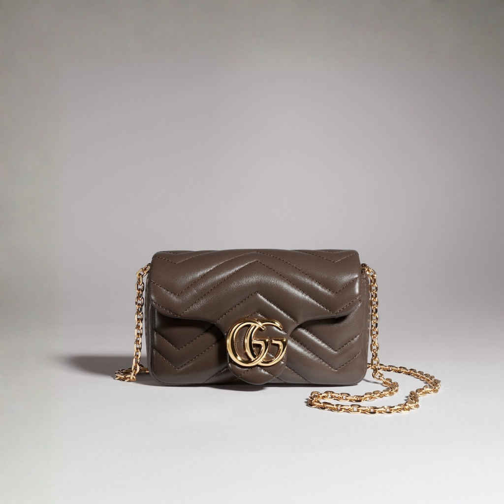 Dark taupe G bag