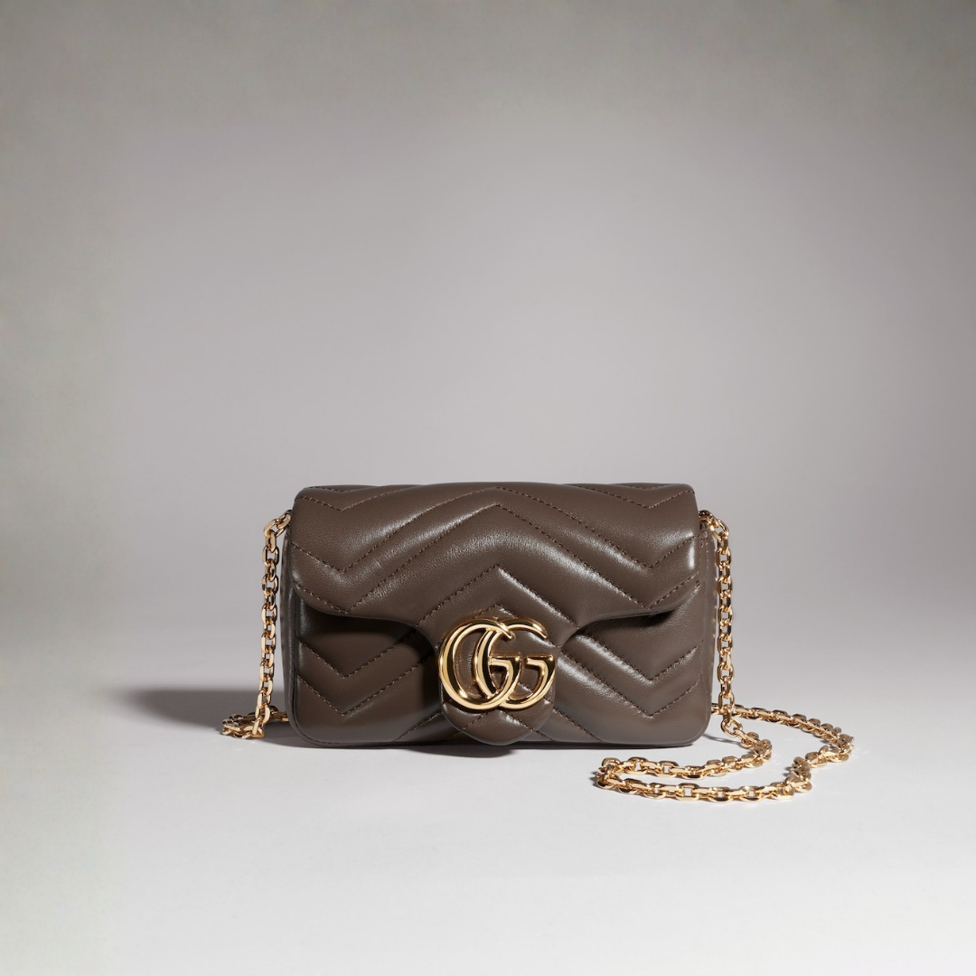 Dark taupe G bag