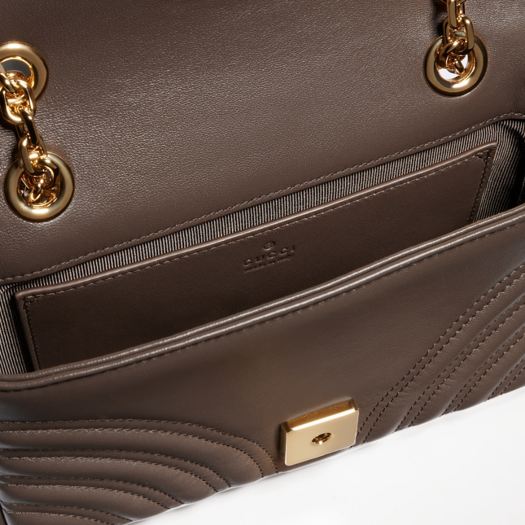 Dark taupe G bag