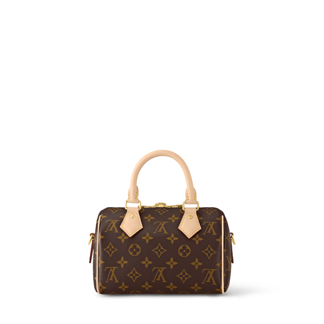 Classic leather handbag 20 Beige