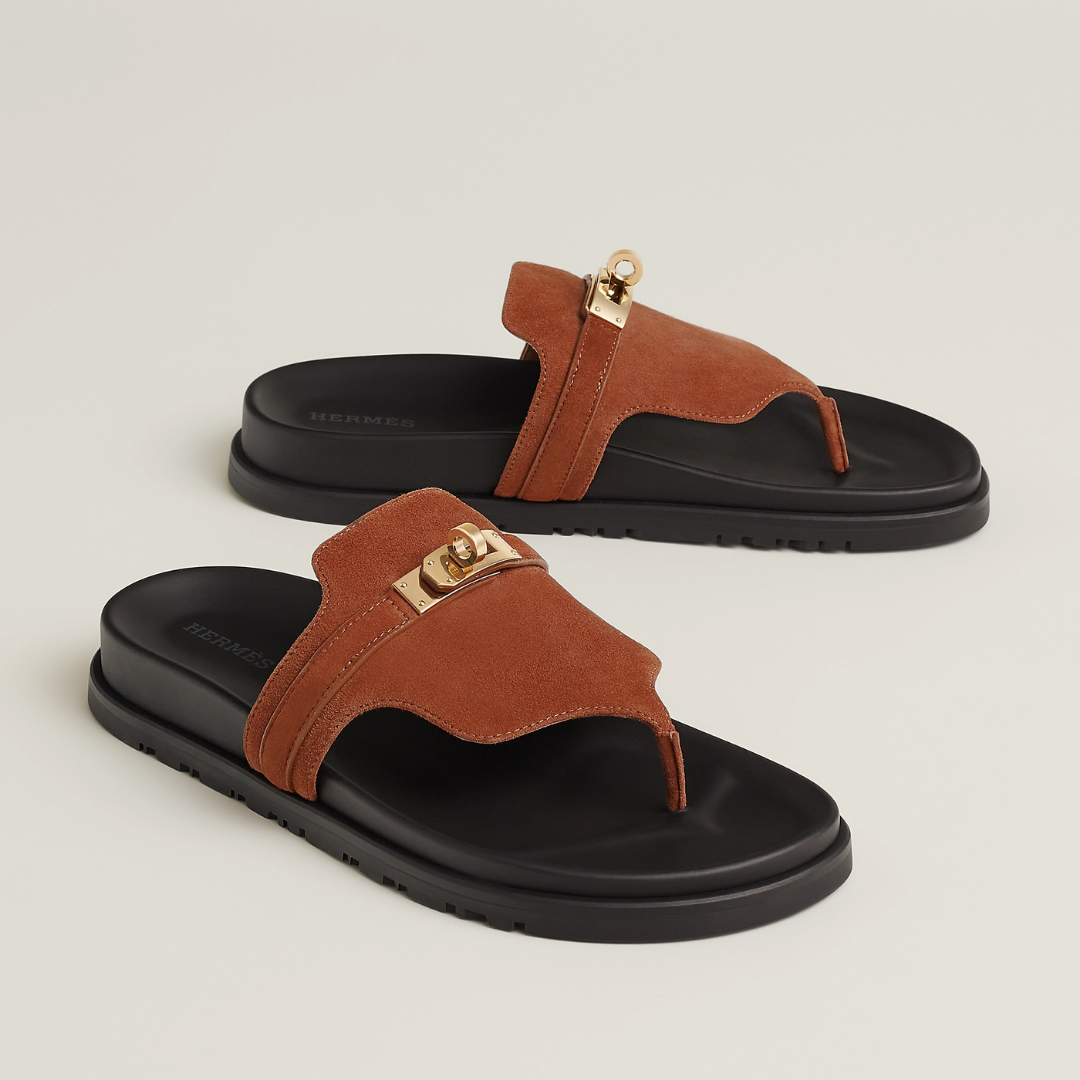 Iconic H Gold lining Sandal