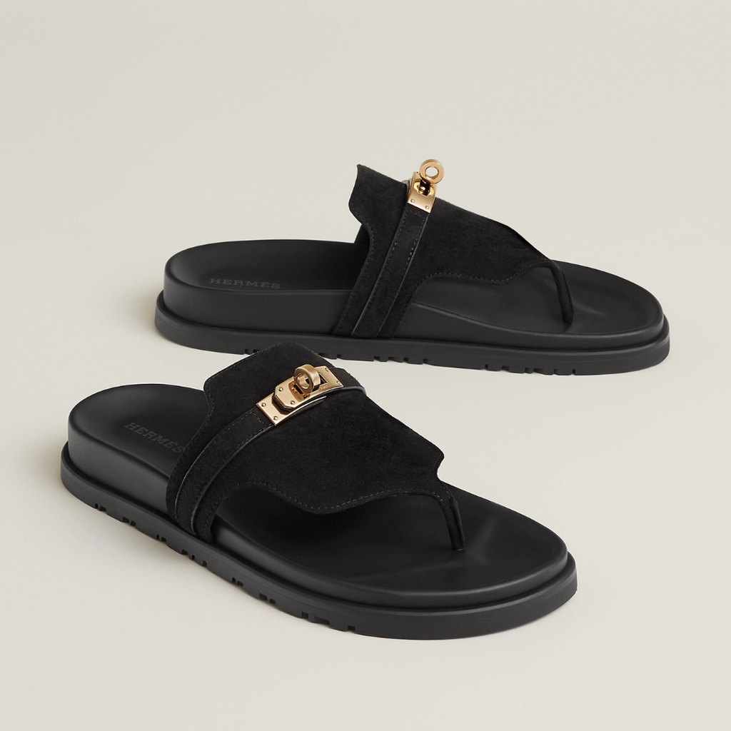 Iconic H Black lining Sandal