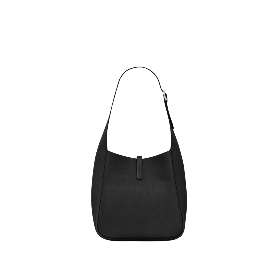 Iconic black & silver bag Small-Large