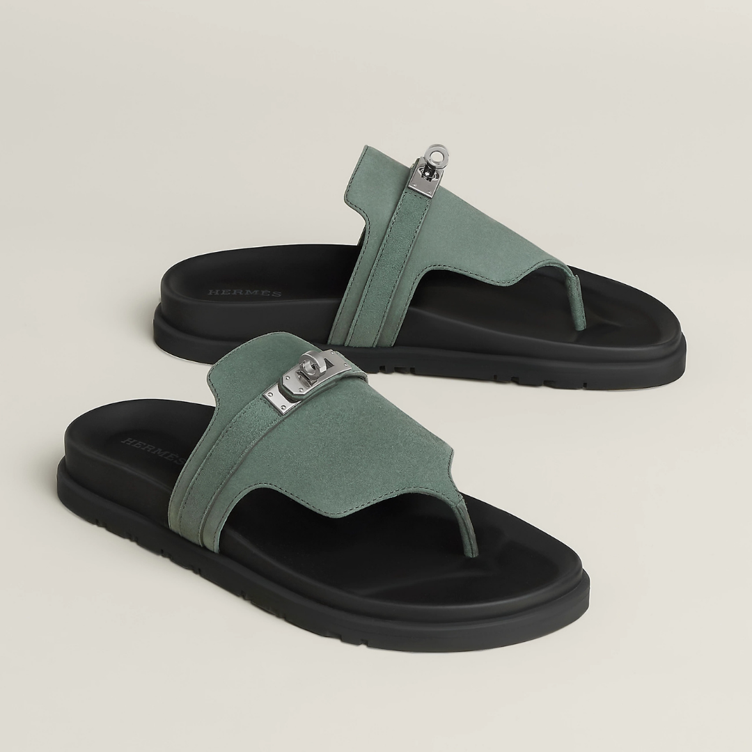 Iconic H Green Sandal