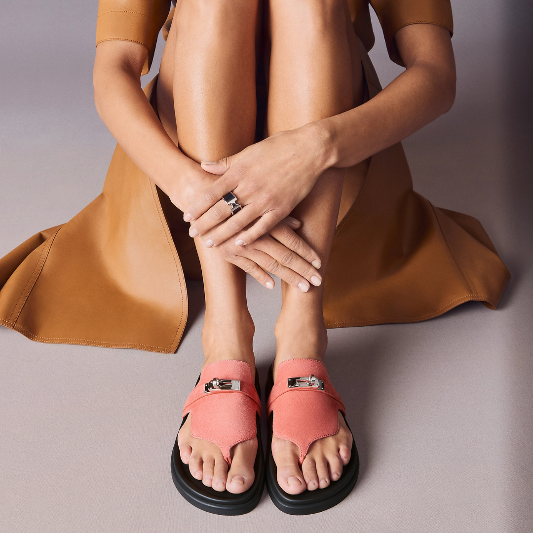 Iconic H Pink Sandal