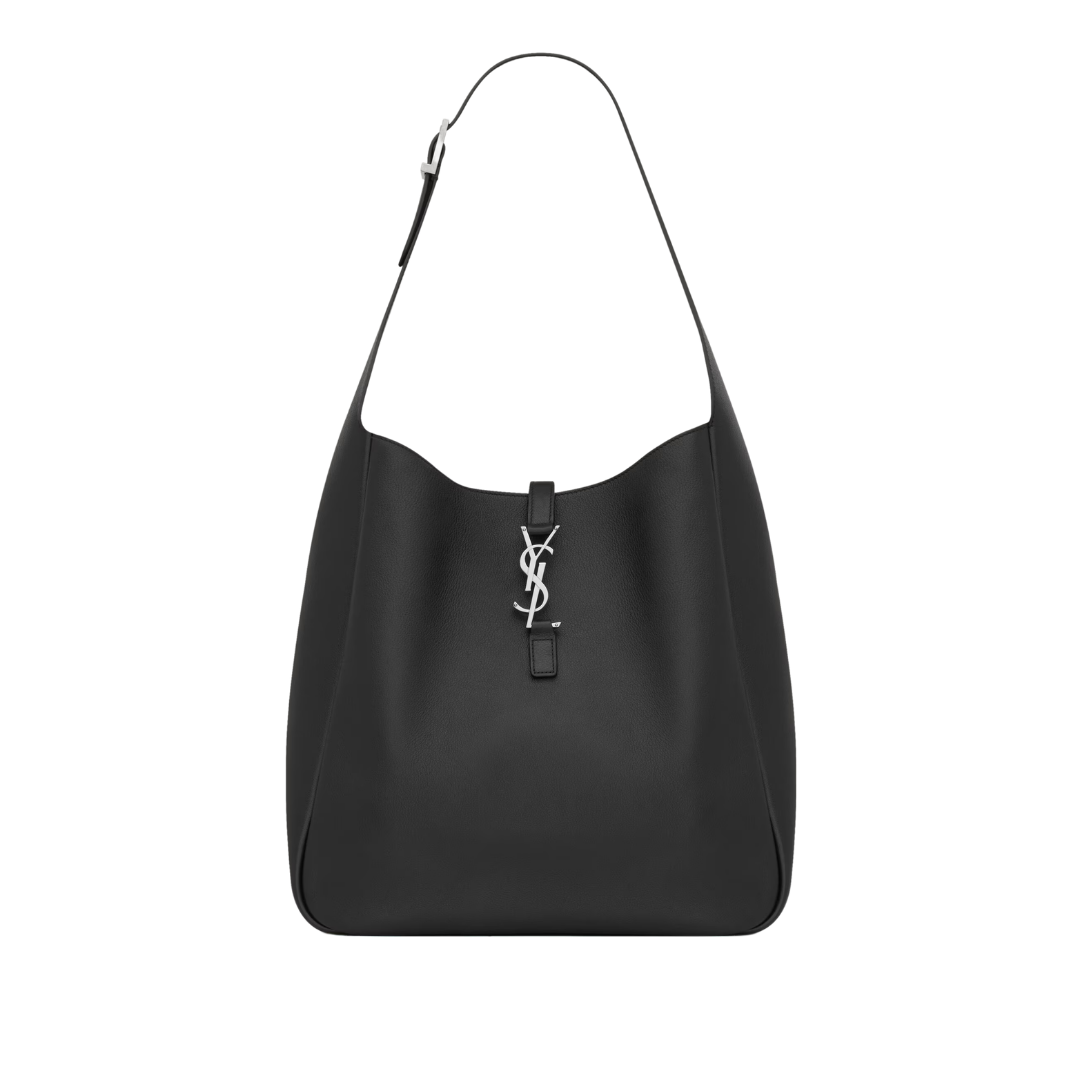 Iconic black & silver bag Small-Large