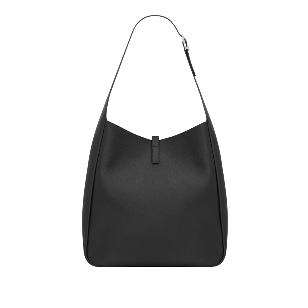 Iconic black & silver bag Small-Large