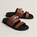 Iconic H Gold Buckle Men Sandal