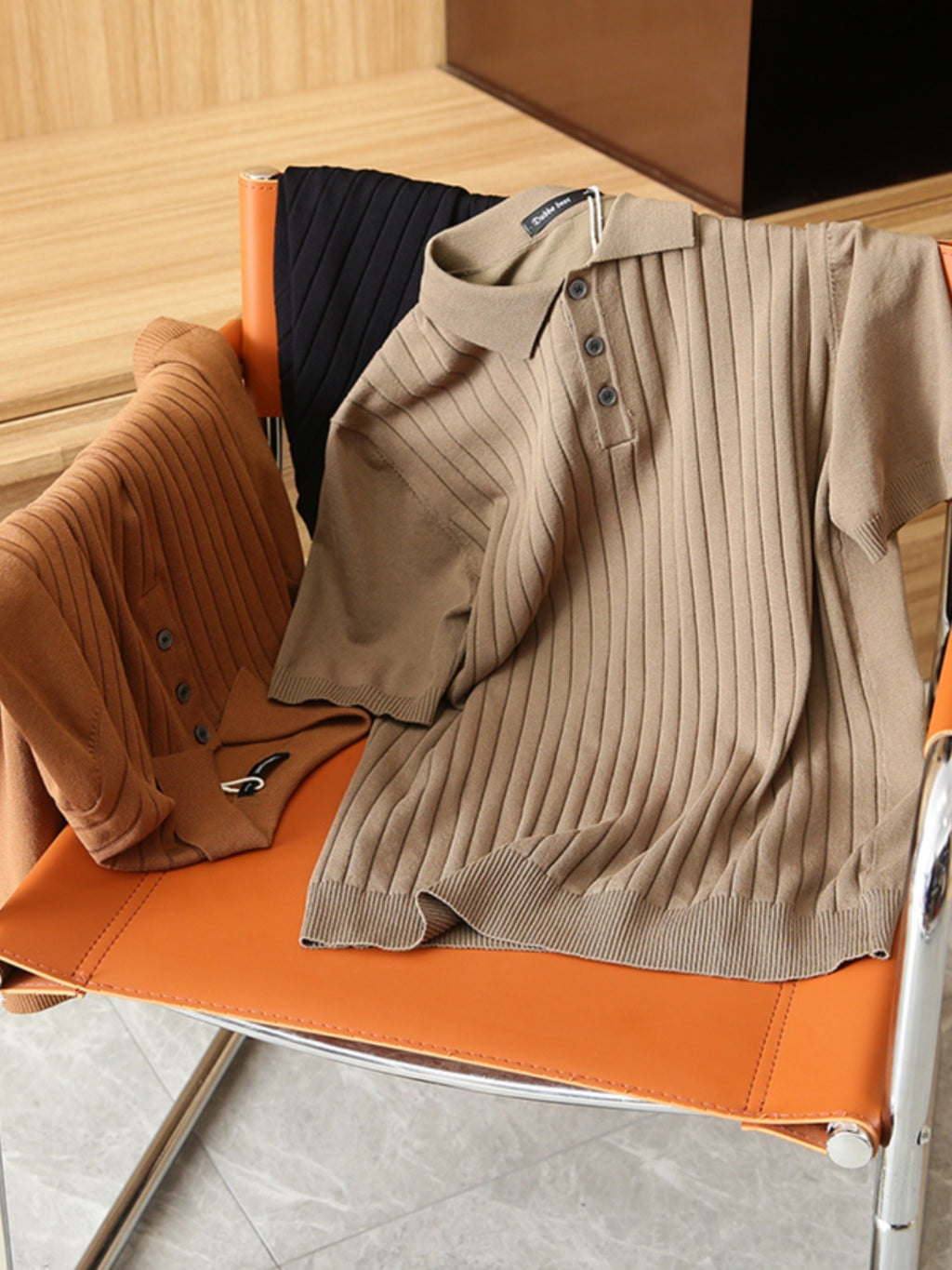 Chemise Tricotée Gimcheon – Minimalisme Coréen