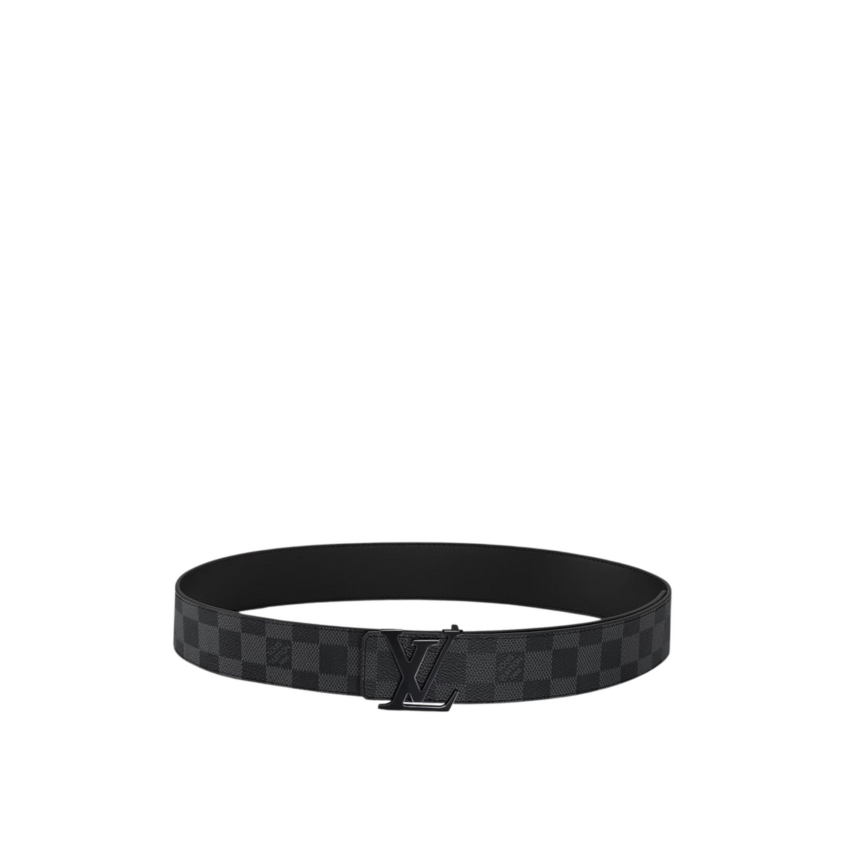 Geometric pattern Gold-tone hardware European-inspired black leather belt gold square buckle minimalist luxury dress belt slim formal belt for men and women