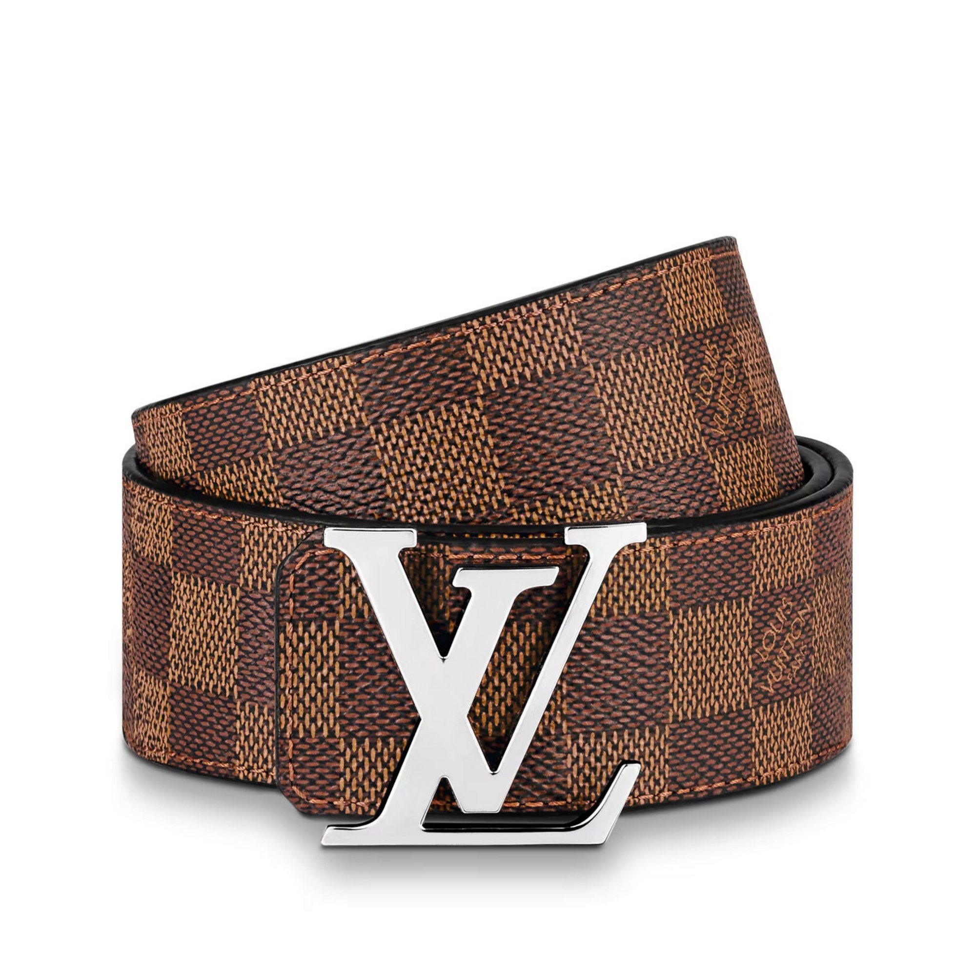 Geometric detailing Silver clasp European craftsmanship brown leather dress belt gold hardware minimalist luxury belt for men and women geometric buckle leather belt