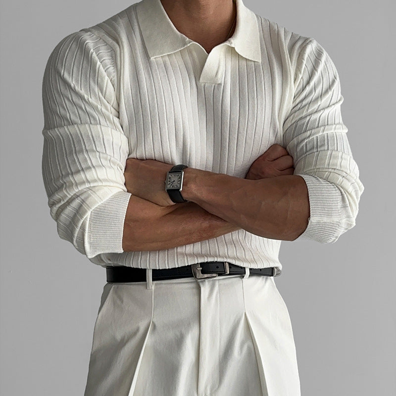 Chemise Col V – Minimalisme Essentiel