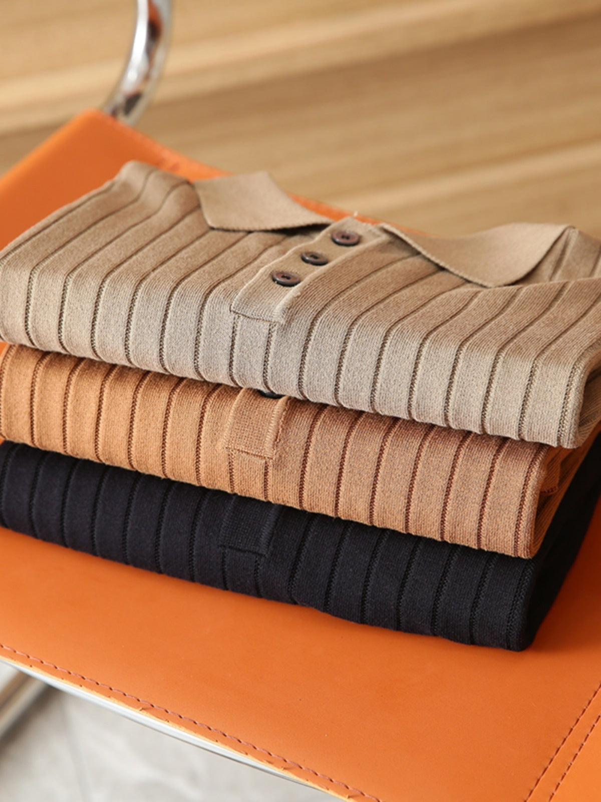 Chemise Tricotée Gimcheon – Minimalisme Coréen