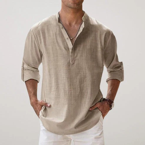 Chemise d'Été en Lin – Légèreté Méditerranéenne